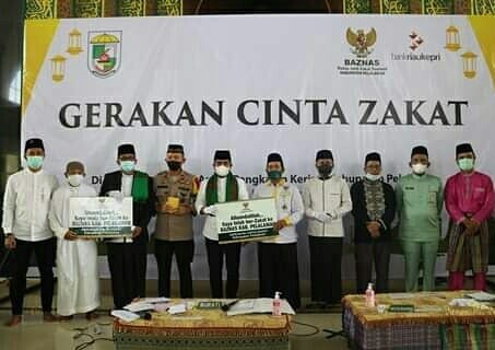 Badan Amil Zakat Nasional (Baznas) Kabupaten Pelalawan Provinsi Riau Menggelar Peluncuran Gerakan Ci