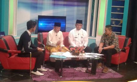 Bupati Harris Talkshow Riau Terang di TVRI Menuju Riau dan Indonesia Terang 2019.